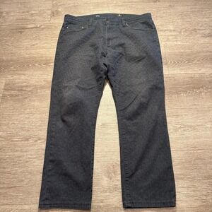 AG Adriano Goldschmied Pants Men 36 Blue Herringbone Everett Slim Straight 36x28